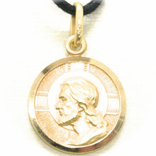 Load image into Gallery viewer, solid 18k yellow gold Jesus Christ Redeemer 15mm medal, pendant, very detailed.