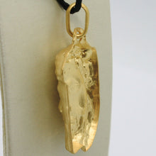 Load image into Gallery viewer, 18K YELLOW GOLD JESUS FACE PENDANT CHARM 42 MM, 1.6 IN, FINELY WORKED ITALY MADE.
