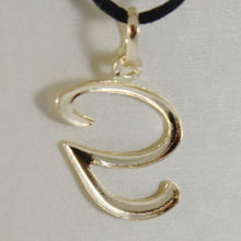 Load image into Gallery viewer, 18k yellow gold pendant charm initial letter G, slightly rounded slab 18mm.