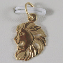 Load image into Gallery viewer, solid 18k yellow gold zodiac sign pendant, zodiacal charm, satin, made in Italy.