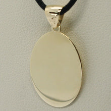 Load image into Gallery viewer, SOLID 18K YELLOW GOLD VIRGIN MARY AND JESUS OVAL MEDAL, 0.8 INCHES, ITALY MADE.