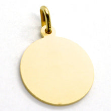 Load image into Gallery viewer, SOLID 18K YELLOW GOLD OUR LADY OF SORROWS, 17 MM, ROUND MEDAL, MATER DOLOROSA
