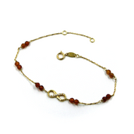 18k yellow gold bracelet 7.5