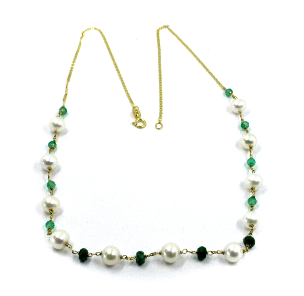 Collar de oro amarillo de 18 quilates de 18