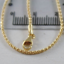 Cargar imagen en el visor de la galería, PULSERA DE ORO AMARILLO DE 18 QUILATES CON MINI CESTA DE PALOMITAS REDONDAS DE 1 MM (0,04&quot;) HECHA EN ITALIA
