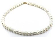 Collar de oro amarillo de 18 quilates de 24