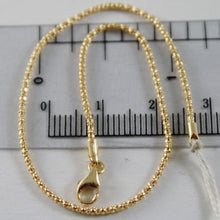 Cargar imagen en el visor de la galería, PULSERA DE ORO AMARILLO DE 18 QUILATES CON MINI CESTA DE PALOMITAS REDONDAS DE 1 MM (0,04&quot;) HECHA EN ITALIA
