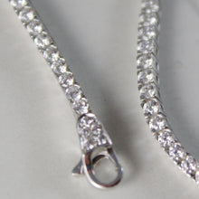 Load image into Gallery viewer, SOLID 18K WHITE GOLD TENNIS BRACELET WITH ZIRCONIA 2.75 CARATS
