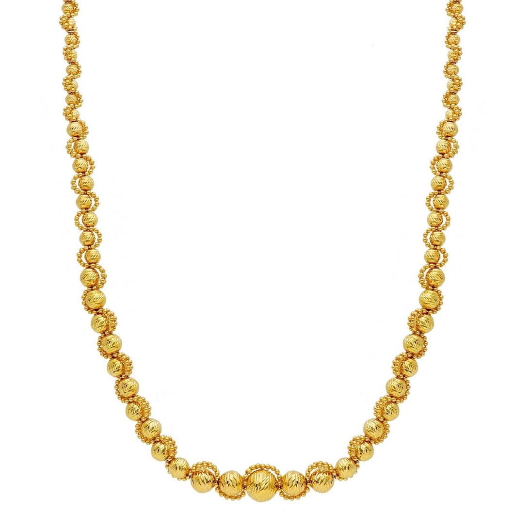 18k yellow gold necklace 18