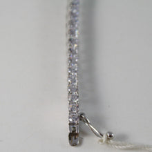 Load image into Gallery viewer, SOLID 18K WHITE GOLD TENNIS BRACELET WITH ZIRCONIA 5.80 CARATS
