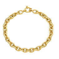 18K YELLOW GOLD BRACELET 20cm 7.9