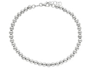 18k white gold 4mm balls bracelet, 18cm, 7.1