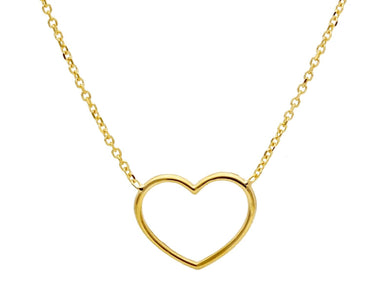 18K YELLOW GOLD SQUARE ROLO THIN NECKLACE, 16.5