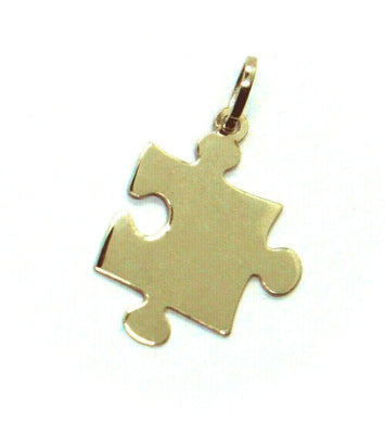18K YELLOW GOLD CHARM PENDANT, 20mm 0.8