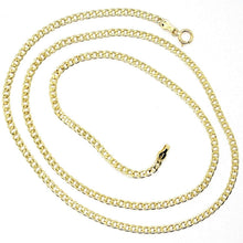 Load image into Gallery viewer, 18K YELLOW GOLD GOURMETTE CUBAN CURB CHAIN 2 MM, 23.6 inches, NECKLACE.
