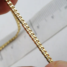 Load image into Gallery viewer, MASSIVE 18K GOLD GOURMETTE CUBAN CURB CHAIN 2.8 MM 20 IN. NECKLACE MADE IN ITALY.
