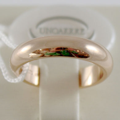 SOLID 18K YELLOW GOLD WEDDING BAND UNOAERRE RING 7 GRAMS MARRIAGE MADE IN ITALY.