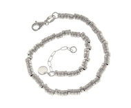 18k white gold bracelet, 19cm 7.5