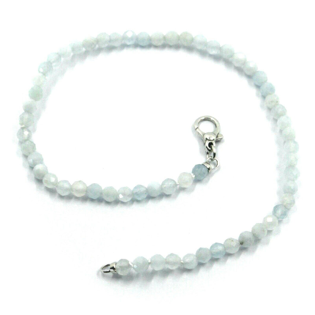 18k white gold beaded bracelet 8.3