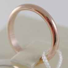 Load image into Gallery viewer, SOLID 18K ROSE GOLD WEDDING BAND UNOAERRE RING 4 GRAMS MARRIAGE MADE IN ITALY.
