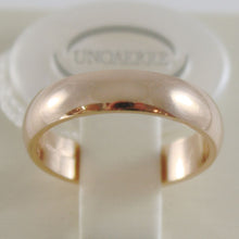 Load image into Gallery viewer, SOLID 18K YELLOW GOLD WEDDING BAND FLAT RING 5 GRAMS BY UNOAERRE MADE IN ITALY
