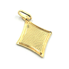 Load image into Gallery viewer, 18K YELLOW GOLD MEDAL PENDANT, VIRGIN MARY AND JESUS, LENGTH 23mm, RHOMBUS.
