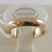 Load image into Gallery viewer, SOLID 18K YELLOW GOLD WEDDING BAND UNOAERRE RING 10 GRAMS MARRIAGE MADE IN ITALY
