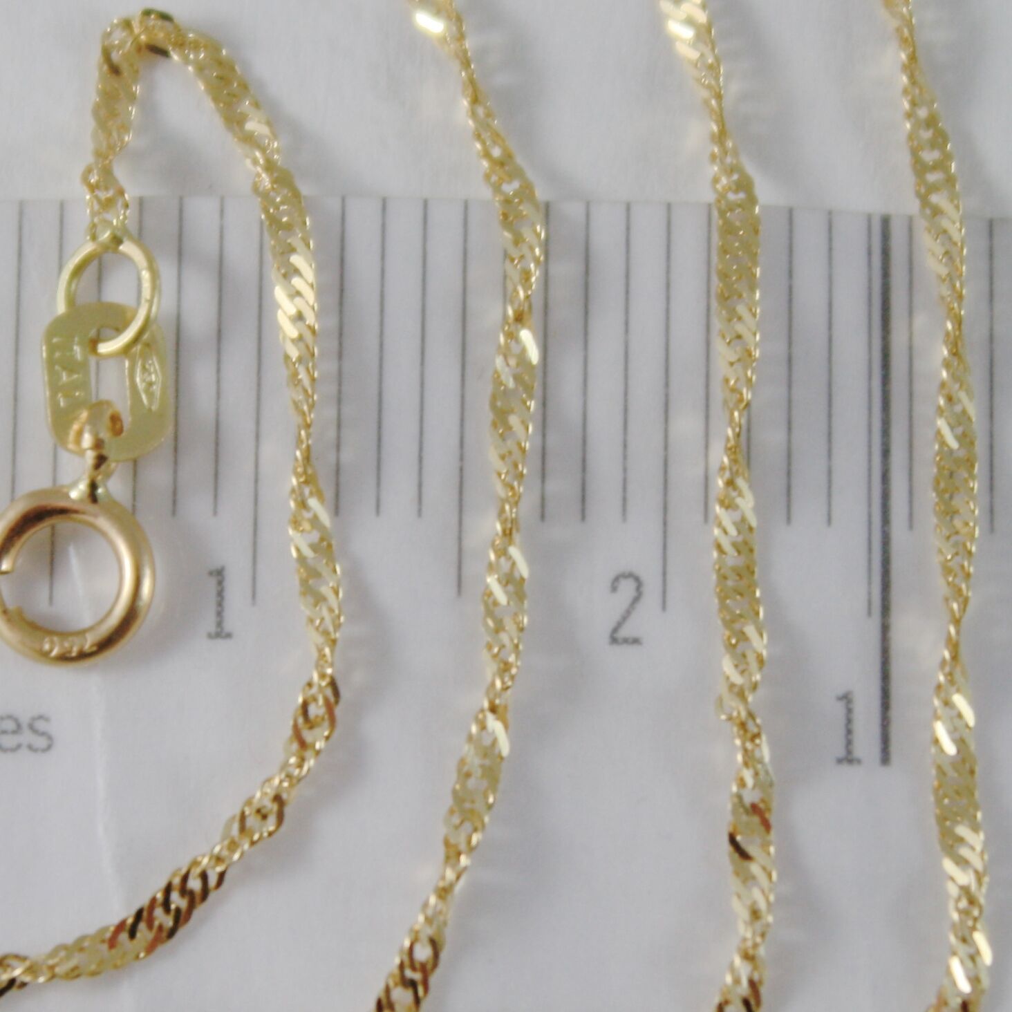 CATENA IN ORO GIALLO 18K, MAGLIA MARINARA, SPESSORE 4 MM, LUNGHEZZA 50-60 CM eBa CATENA IN ORO GIALLO 18K, MAGLIA MARINARA, SPESSORE 4 MM, LUNGHEZZA 50-60 CM eBa