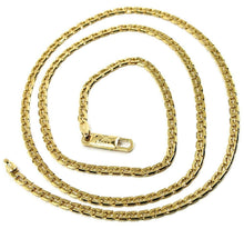 Load image into Gallery viewer, SOLID 18K GOLD GOURMETTE CUBAN CURB 18K YELLOW GOLD CHAIN OVAL WAVE 2.5mm, 24&quot;
