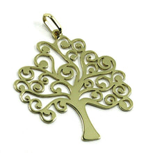 Load image into Gallery viewer, 9K YELLOW GOLD PENDANT, FLAT TREE OF LIFE, LENGTH 26 MM, 1.02 INCHES
