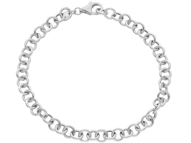 18K WHITE GOLD BRACELET 7.1