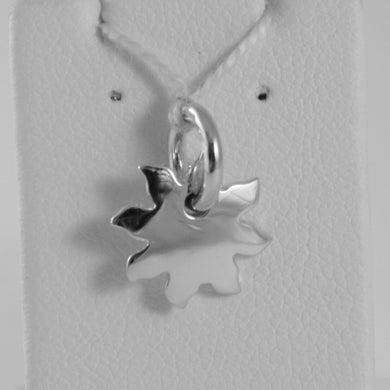 18k white gold engravable sun charm pendant 11 mm flat smooth made in Italy.