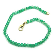 18K YELLOW GOLD BEADED BRACELET 7.3