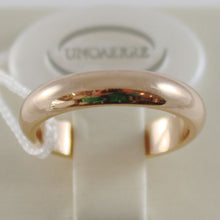 Load image into Gallery viewer, SOLID 18K YELLOW GOLD WEDDING BAND UNOAERRE RING 6 GRAMS MARRIAGE MADE IN ITALY
