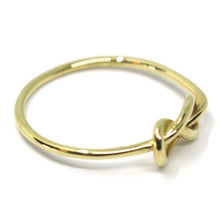 Load image into Gallery viewer, 18K YELLOW GOLD INFINITE CENTRAL RING, INFINITY, SMOOTH, BRIGHT, KNOT DIAM. 5mm
