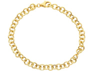 18K YELLOW GOLD BRACELET 7.1