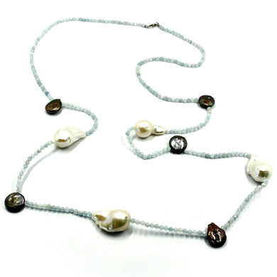 18k white gold long 35