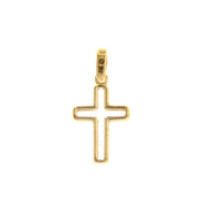 SOLID 18K YELLOW GOLD SMALL 12mm 0.47