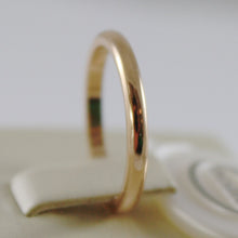 Load image into Gallery viewer, SOLID 18K YELLOW GOLD WEDDING BAND UNOAERRE RING 3 GRAMS MARRIAGE MADE IN ITALY
