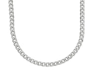 MASSIVE 18K WHITE GOLD GOURMETTE CUBAN CURB CHAIN 4mm 20