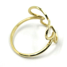 Load image into Gallery viewer, SOLID 18K YELLOW GOLD BUTTERFLY TUBE RING, SMOOTH
