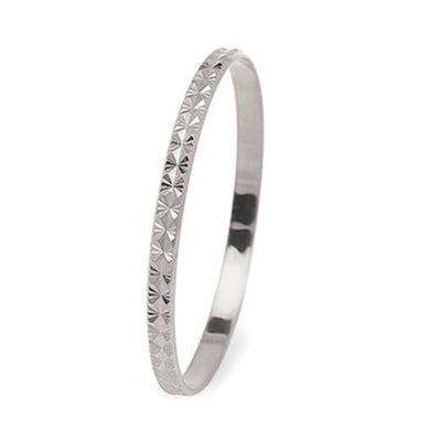 18K WHITE GOLD WEDDING BAND THIN 1.7mm RING MARRIAGE ENGAGEMENT WORKED HAMMERED.