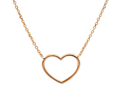 18K ROSE GOLD SQUARE ROLO THIN NECKLACE, 16.5