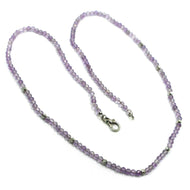 18K WHITE GOLD NECKLACE 17.3