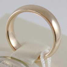 Load image into Gallery viewer, 18K YELLOW GOLD WEDDING BAND UNOAERRE COMFORT RING MARRIAGE 5 MM, MADE IN ITALY.
