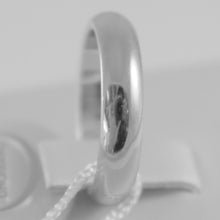 Load image into Gallery viewer, SOLID 18K WHITE GOLD WEDDING BAND UNOAERRE RING 7 GRAMS MARRIAGE MADE IN ITALY
