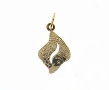 Load image into Gallery viewer, solid 18k yellow gold zodiac sign pendant, zodiacal charm, satin, made in Italy.
