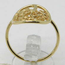 Load image into Gallery viewer, 18K YELLOW GOLD TREE OF LIFE RING, SMOOTH, BRIGHT, LUMINOUS, MADE IN ITALY.

