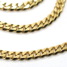 Load image into Gallery viewer, MASSIVE 18K GOLD GOURMETTE CUBAN CURB CHAIN 3.5 MM 18 IN. NECKLACE MADE IN ITALY
