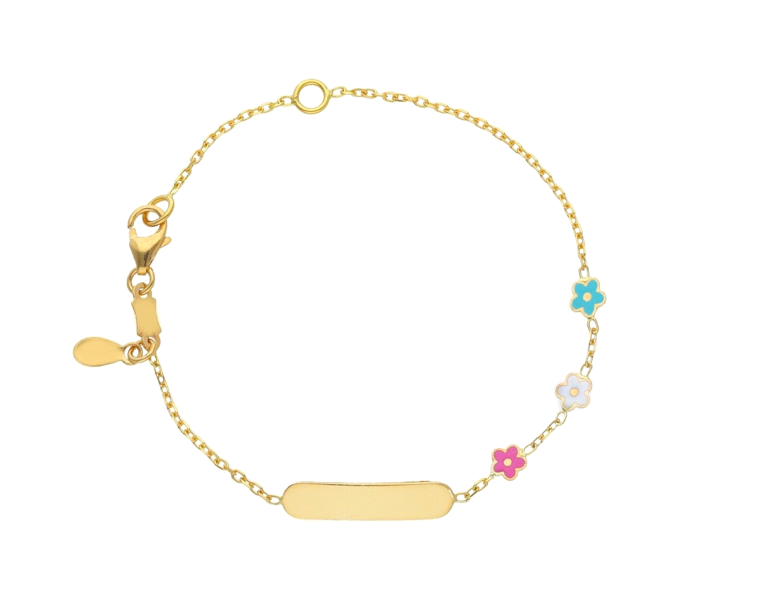 Girl's Enamel Flower Bracelet